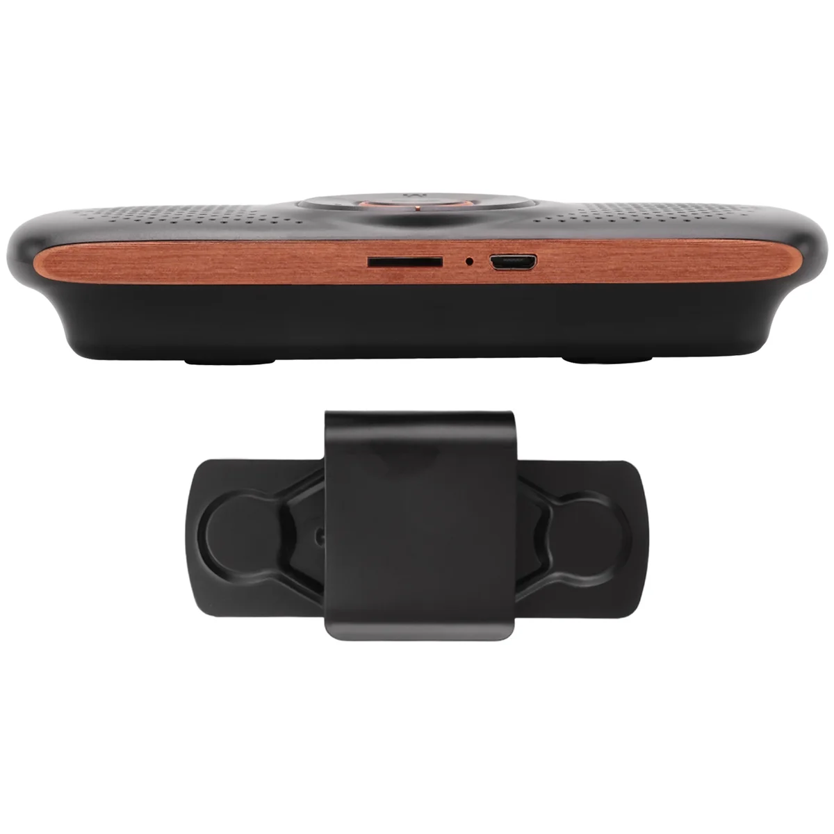 ABQR Auto-Bluetooth-Lautsprecher, Bluetooth im Auto-Freisprecheinrichtung zum Freisprechen, kabelloser Auto-Musik-Player mit Visier-Clip