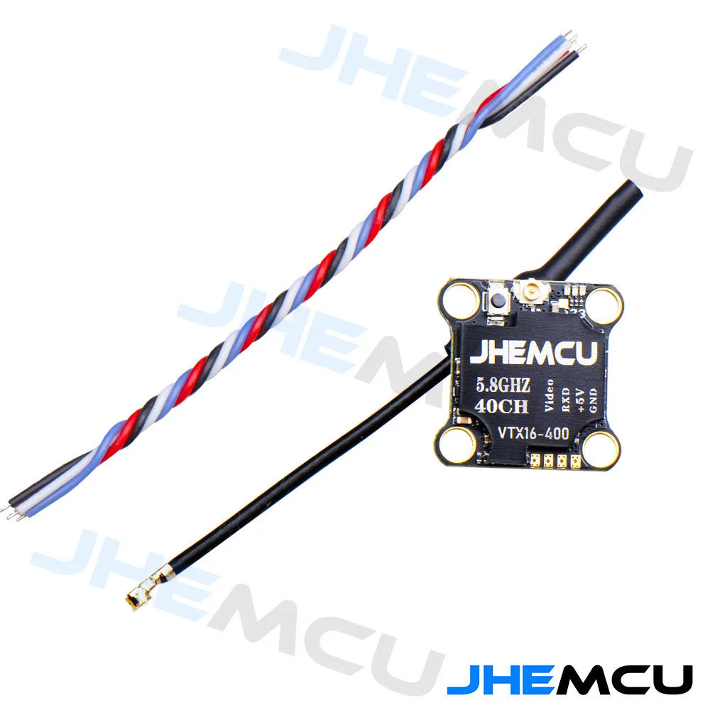 JHEMCUVTX16-400 image transmission 5V 400MW FPV crossing machine IRC image transmission 16 * 16 hole spacing