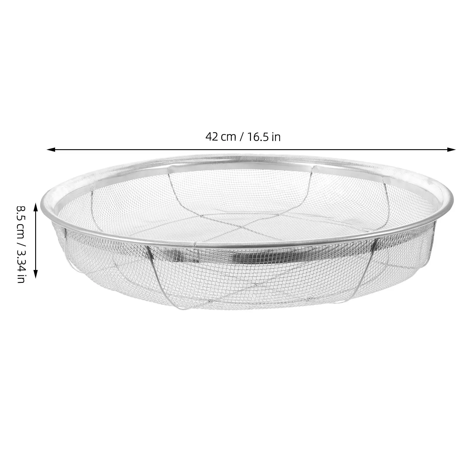 Fire Pit Spark Screen Cover Steel Mesh Fire Screen 16.5 Inch Round Fire Pit Guard Cover Outdoor Bonfire Snuffer Lid Shield Cover view 4