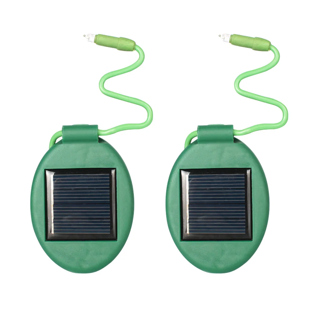 

2pcs Solar Flower Pot Lights Potted Plants Mini Size Garden Waterproof Outdoor Solar Powered LED Landscape Lighting