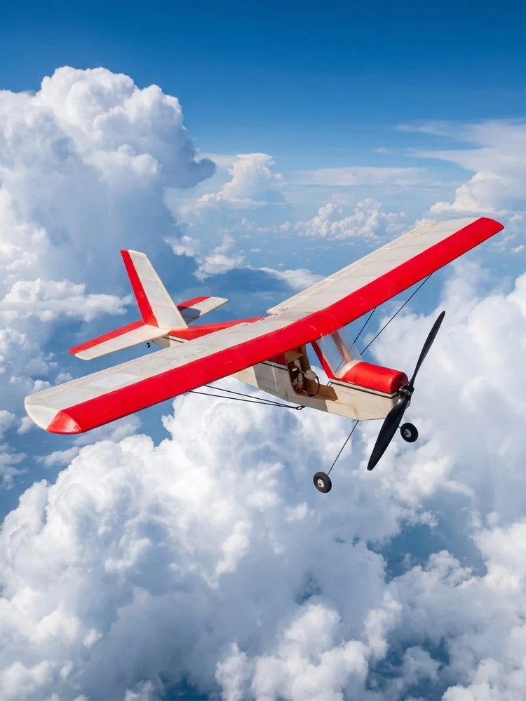 

RC Plane Laser Cut DIY Balsa Wood Airplane Micro AEROMAX Kit Wingspan 400mm Balsa Wood Model Building Kit