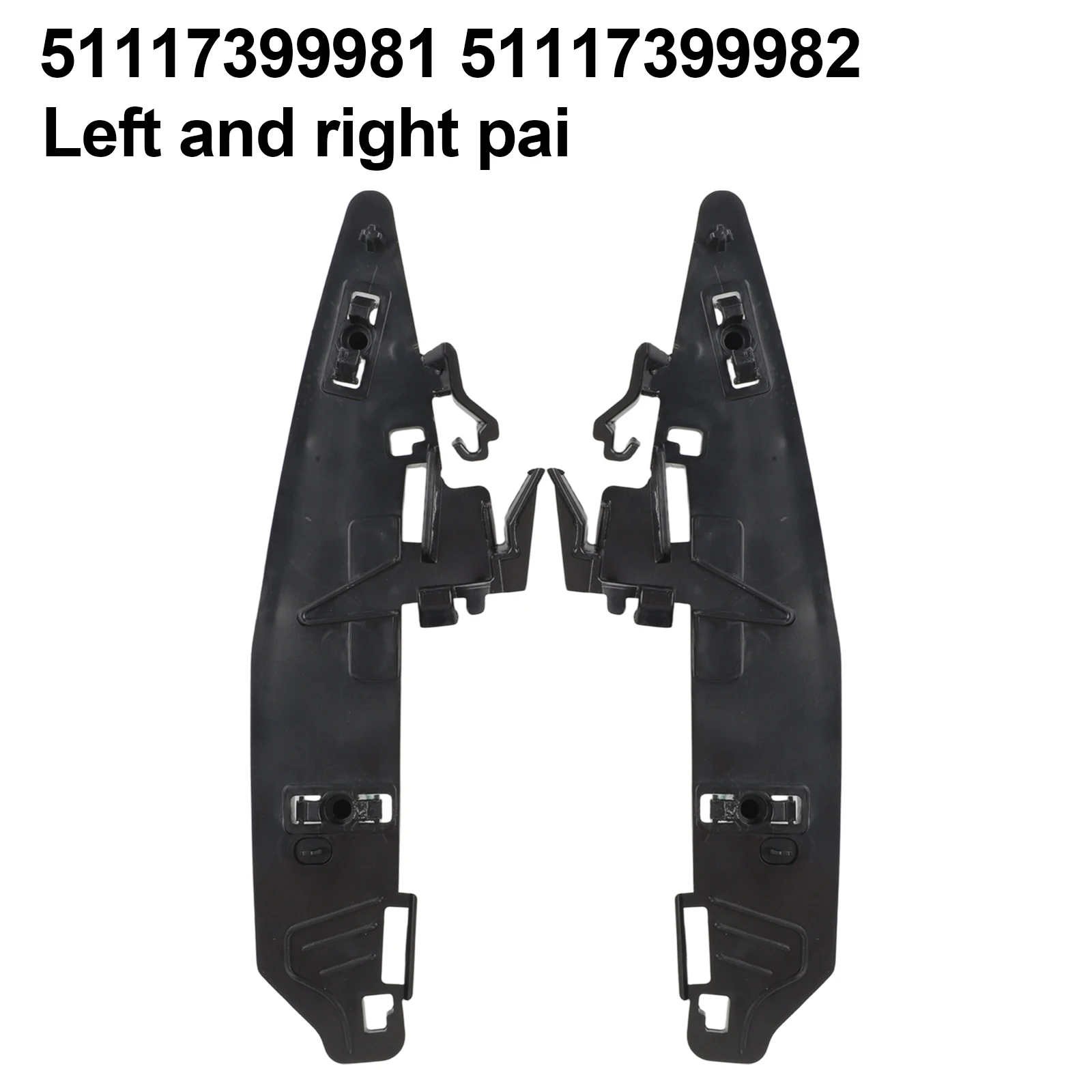 Pair Front Side Bumper Support Bracket for BMW for X3 For X4 Compatible with Multiple Models Including M and Competition