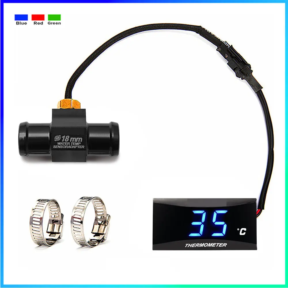 Motorcycle Thermometer Koso Water Temperature Universal Gauge Motorcycle Temperature Sensor for XMAX250 300 NMAX CB 400 CB500X