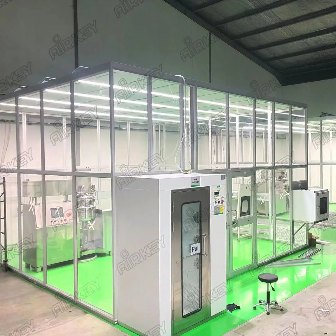 Portable Turnkey ISO 5 Laminar Air Flow FFU Medical Mushroom Air Shower Modular Clean Room