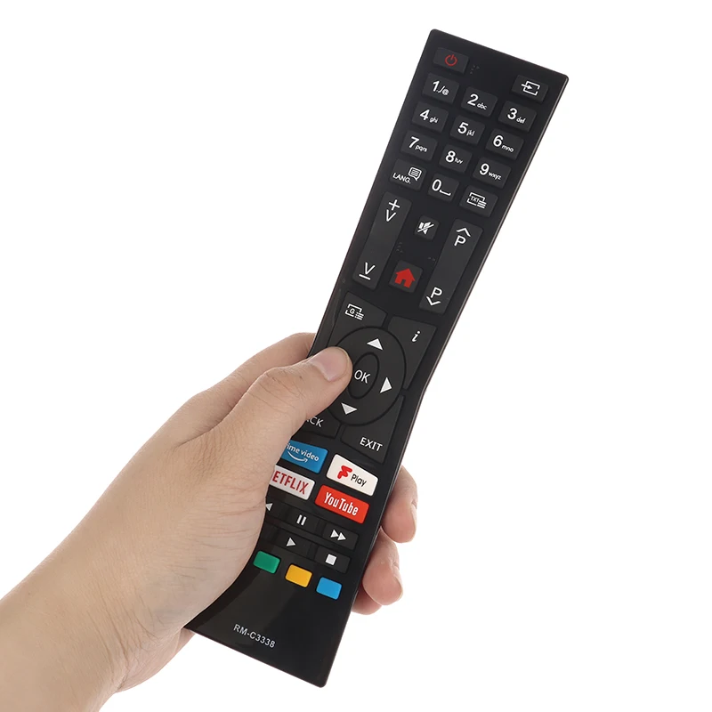Remote Controller RM-C3338 RC43101P Replacement - Compatible with JVC 4K LED LCD Smart TVs LT-24C680 LT-24C685 LT-32C695.