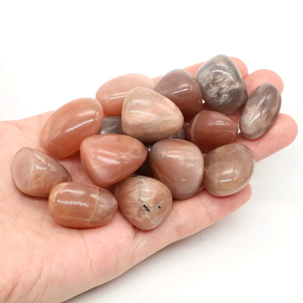 Natural Moonstone Tumbled Stone Bulk Ore Gravel Specimen Energy Healing Crystal Mineral Reiki Gemstones Aquarium Tank Home Decor