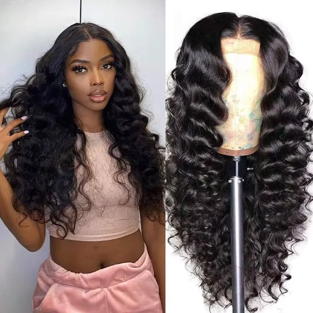 

250 Density 18 42 Deep Wave Lace Front Wig 13x6 Hd Lace Frontal Wig 13x4 Human Hair Wigs For Black Women Pre Plucked Hd Lace