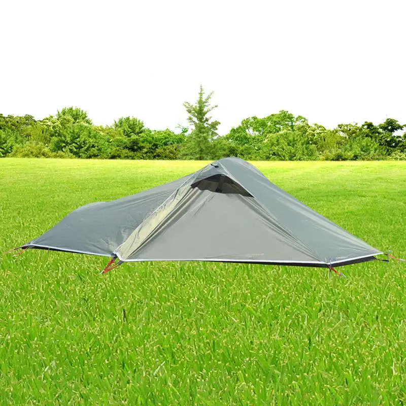 

1 Person Backpacking Tent Waterproof Sturdy Alumium Poles Backpacking Tent 1 Person Portable Canopy Lightweight Outdoor Shelter