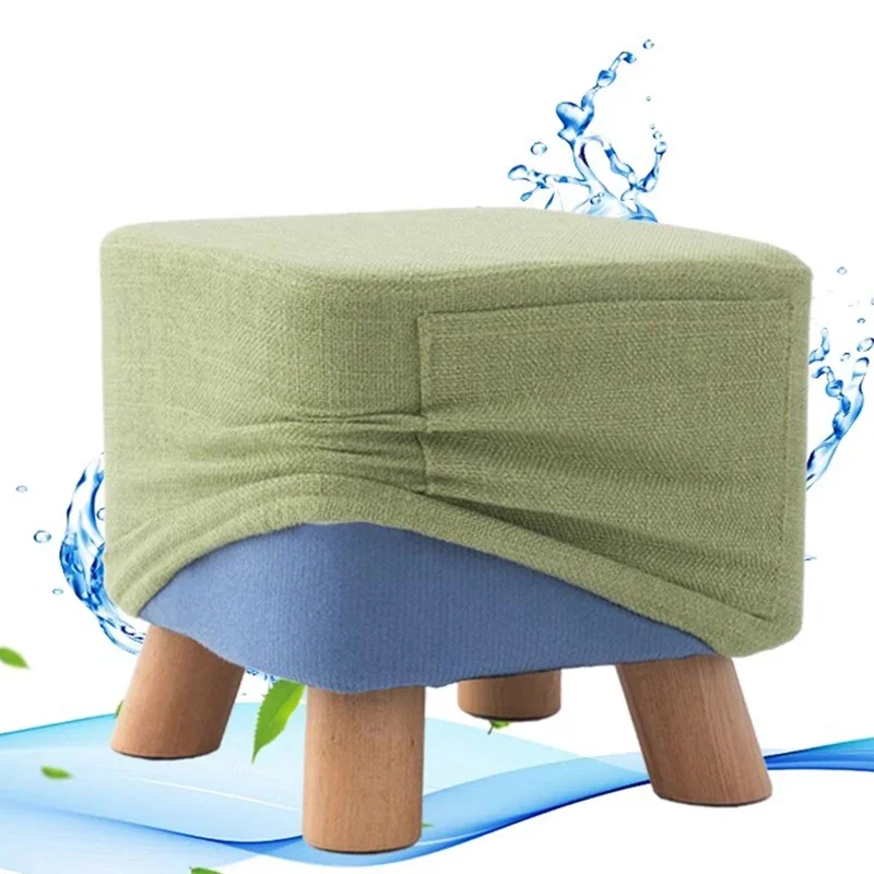 

Entryway Cute Modern Foot Stool Design Minimalist Ultralight Vintage Foot Stool Nordic Makeup Taburete Madera Wooden Furnitures