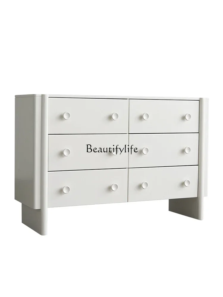 

ld25 Nordic simple modern dining side cabinet small apartment living room floor storage locker