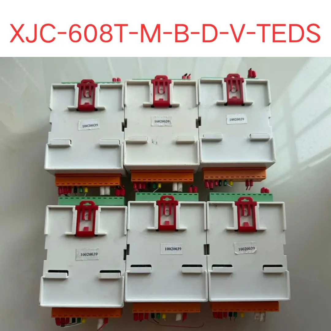 used XJC-608T-M-B-D-V-TEDS module test OK Fast shipping