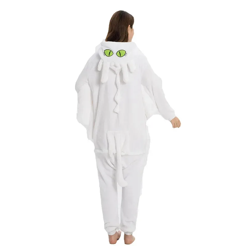 2025 ใหม่ Pijamas Flannel Onesies ผู้หญิง Kigurumi การ์ตูนคอสเพลย์เครื่องแต่งกายสัตว์ชุดนอน Homewear สําหรับฮาโลวีนคริสต์มาส