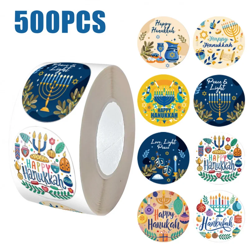 500 Pcs Round Diwali Stickers for Wall Decor 2026 Festival Party Decoration Supplies Bulk Vinyl Adhesive Wall Art