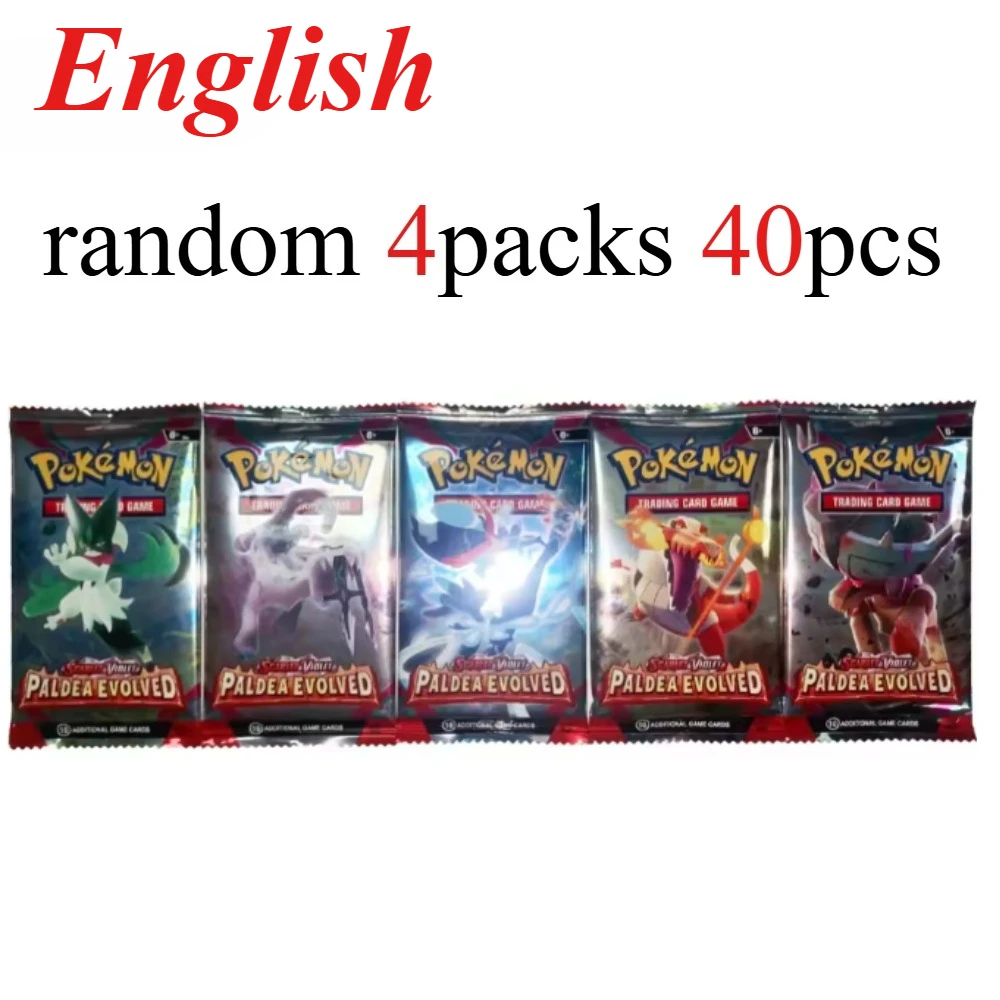 40 Stuks Pokemon Kaart Prismatische 151 Evolutions Engels Booster Battle Pokemon Kaartspel Carte Trading Collection Kaarten Gift