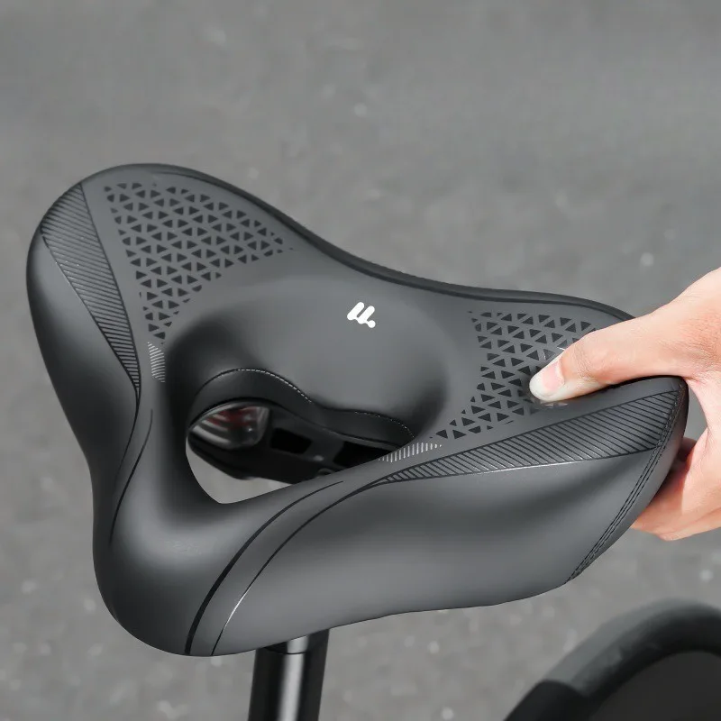 

Mountain Road Bike Comfortable Seat Shock-absorbing Widened Waterproof Soft Breathable Bicycle Saddle Sponge Bicycle Parts