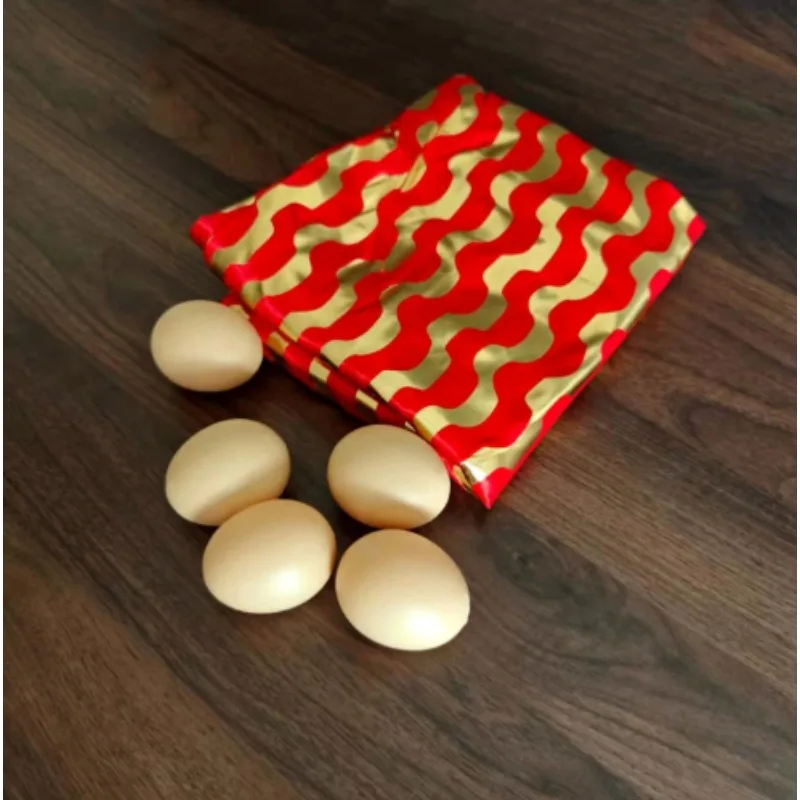 Zestaw Magiczny: Torba do Natychmiastowej Produkcji Jajek, Iluzja Sztuczności Ruchu, Klasyczny Trucizna z Jajkiem: Znikanie i Powrót, Sztuczki Sceniczne, Magia, Zabawne dla Magików