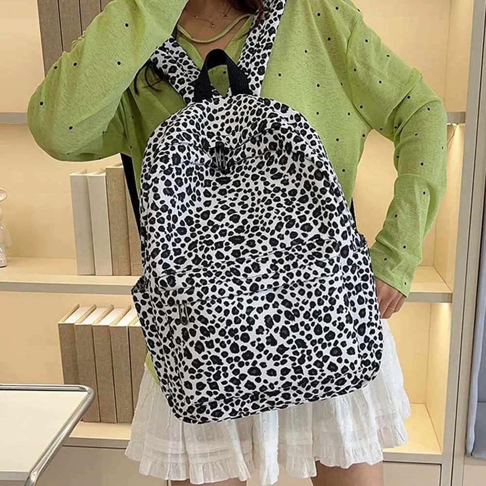 

Сумка для ноутбука, нейлоновый рюкзак с леопардовым принтом, ретро-рюкзак, школьная сумка для студентов, рюкзак с фиксированными ремнями, полиэстеровый рюкзак большой вместимости для мужчин