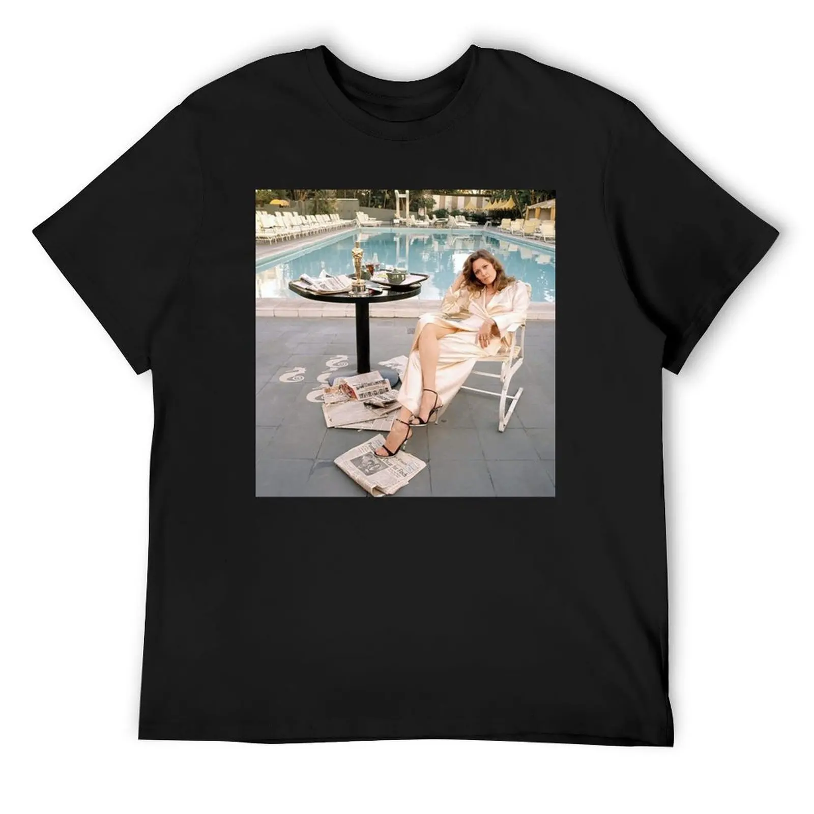 

faye dunaway terry o neill T-Shirt rapper graphic tees cheap stuff funny gifts anime shirt anime shirts men