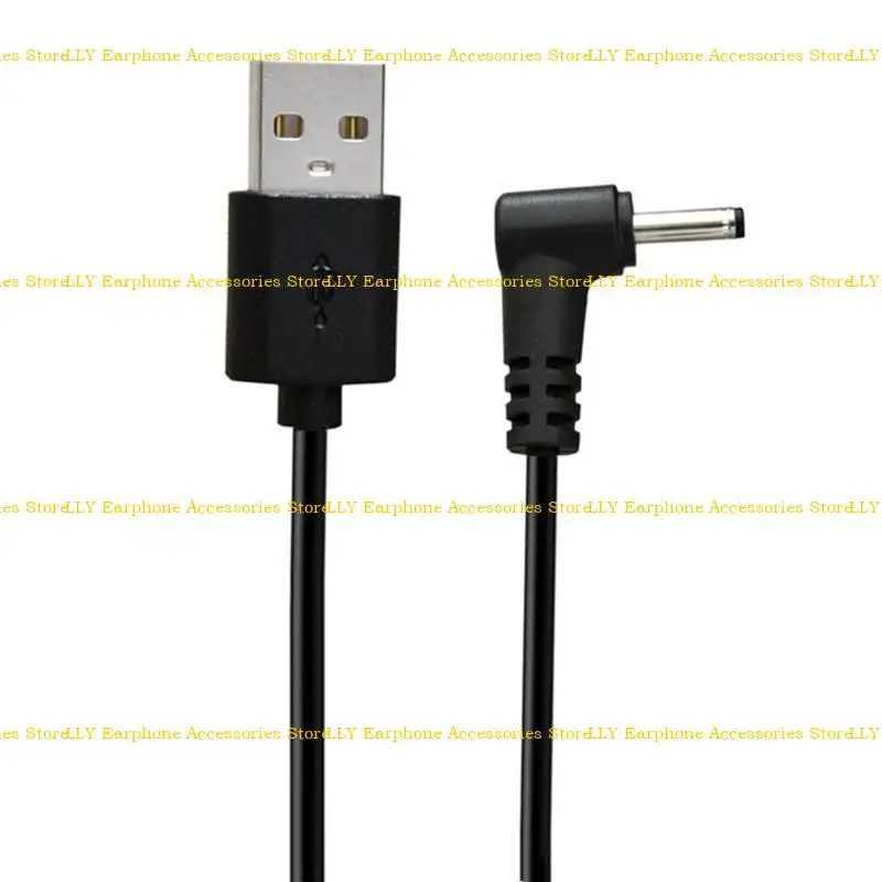

462E 25cm USB to DC5V 3.5x1.35mm Adapter Elbow Head Cable Fast Charging Data line