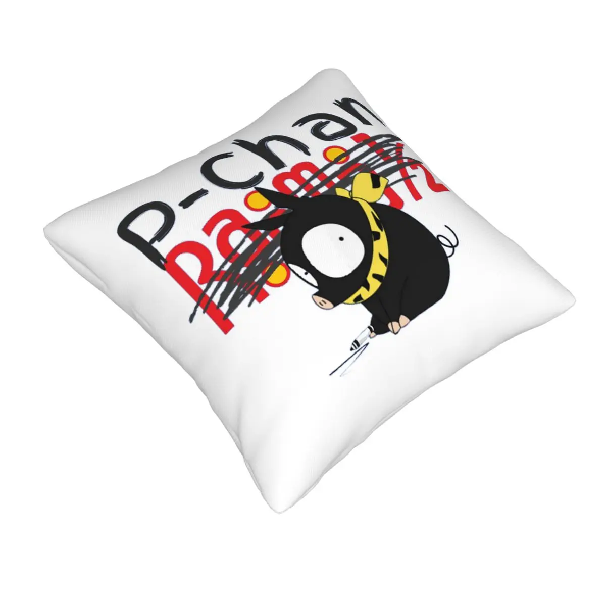 P-Chan Ranma 12 Square Pillowcase Pillow Cover Cushion Decor Comfort Throw Pillow for Home Living Room