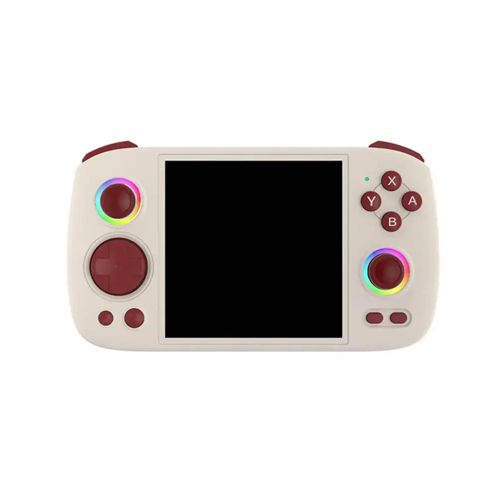 

2024 Anbernic RG Cube Video Game Console 3.95 Inch IPS Screen Colorful Light Ring Dual Joystick Classic Handheld Game Consoles