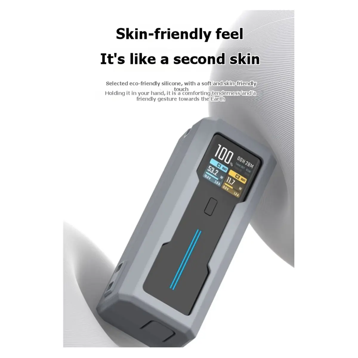 Silicone Case for 10 Fusion 2-in-1 Power Bank Portable Power Bank Protective Case Drop-Proof Anti-Drop Case C