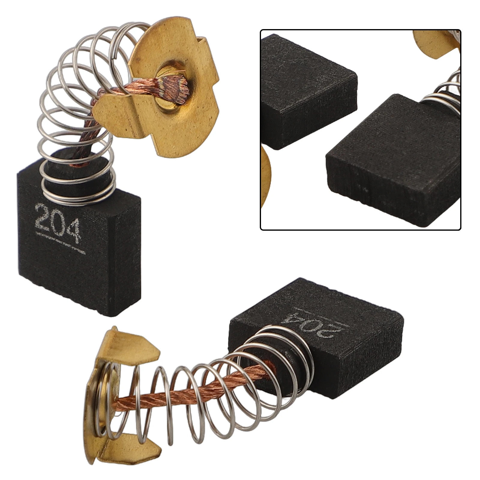 10 Uds. De cepillos de carbono para amoladoras angulares Makita- GA9050 GA9067 9069 CB204 CB-204, accesorios para máquinas pulidoras
