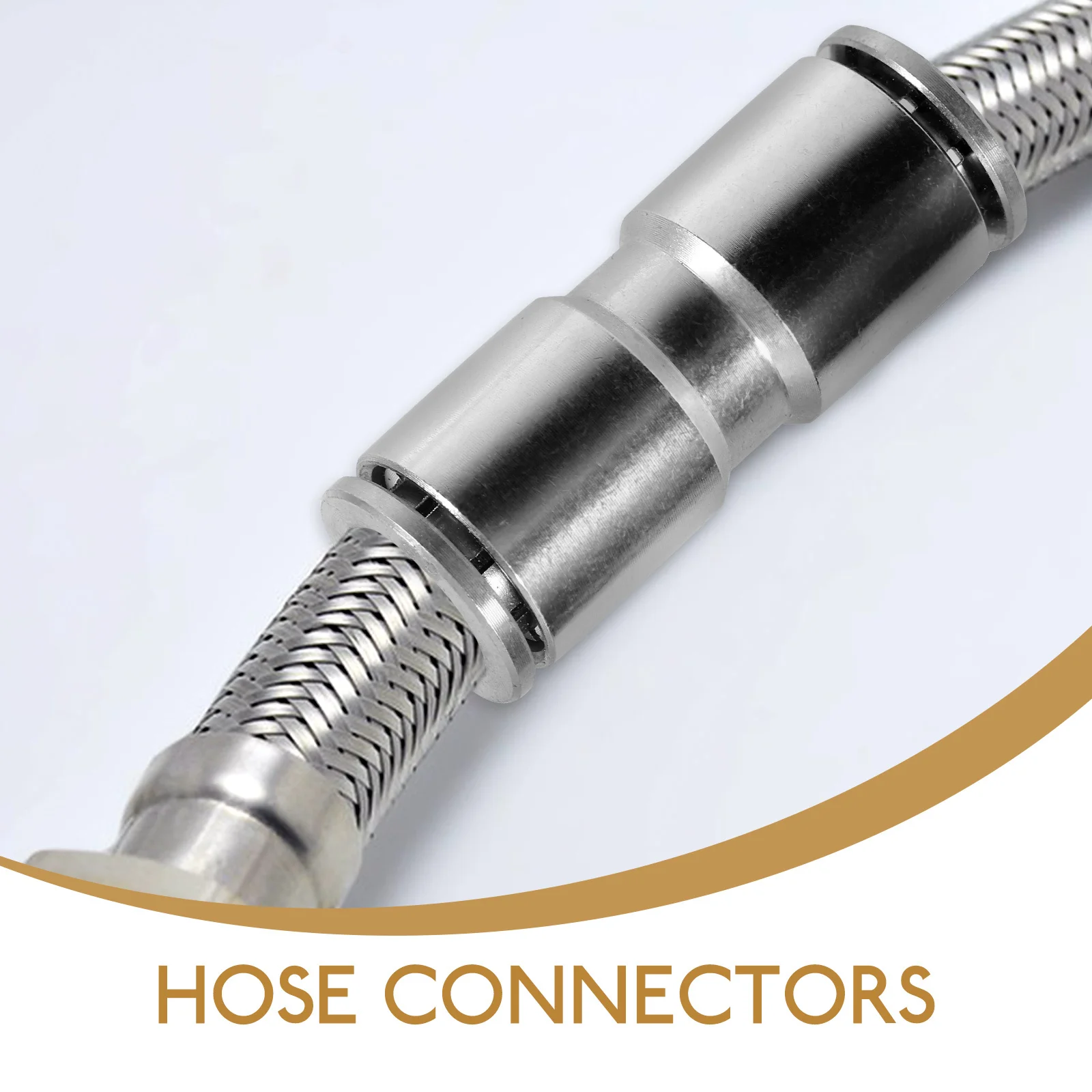 

Air Hose Connectors 3 8 Stainless Steel Push to Connect Fittings Quick Connect Fittings Durable Easy Disconnect Pneumatic