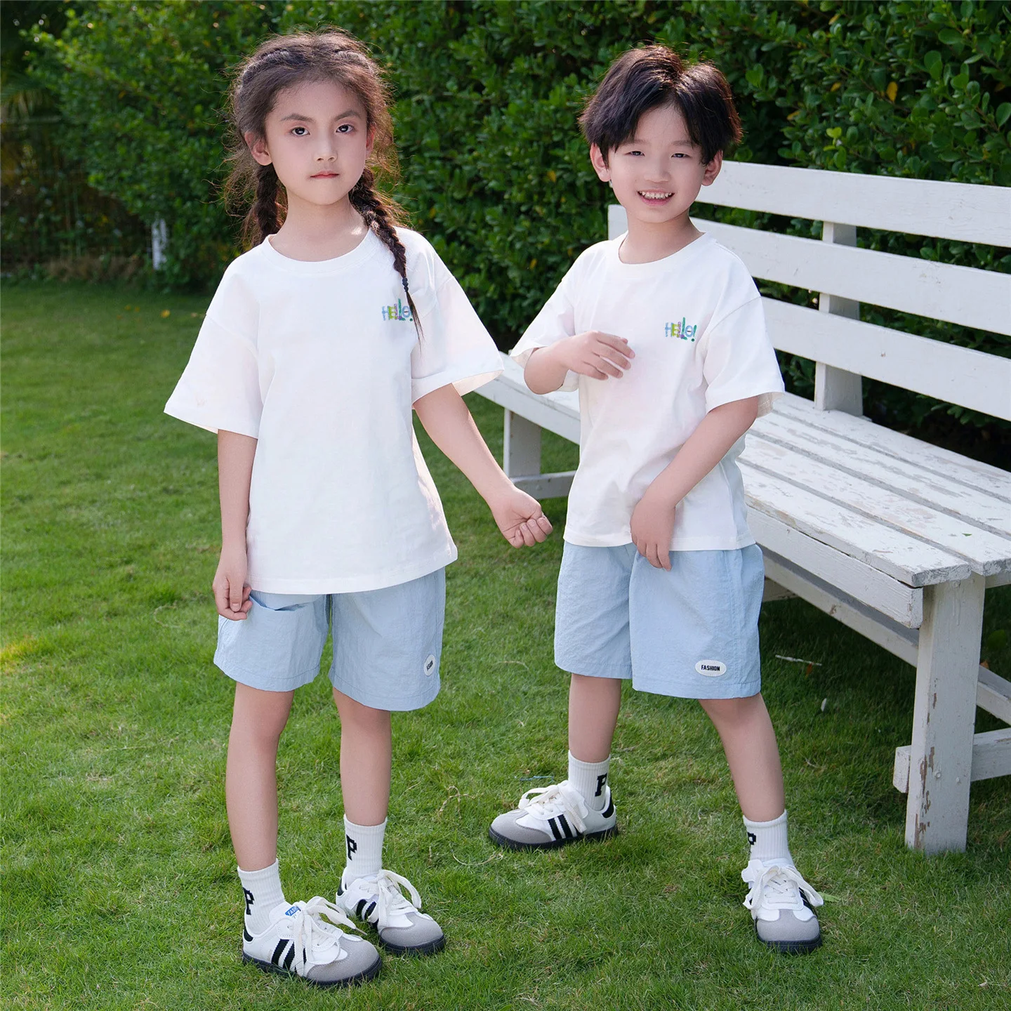 2026 Summer Family Matching Outfits Cotton T-Shirt Shorts Set 3-4PCS Casual Family Wear for Mom Dad Kids Breathable Daily Outfit