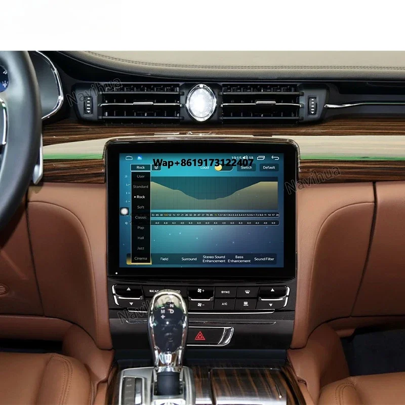 

NaviHua Touch Screen Android Car Radio Car GPS Navigation Multimedia Video Player for Quattroporte 2016- 2020 Carplay