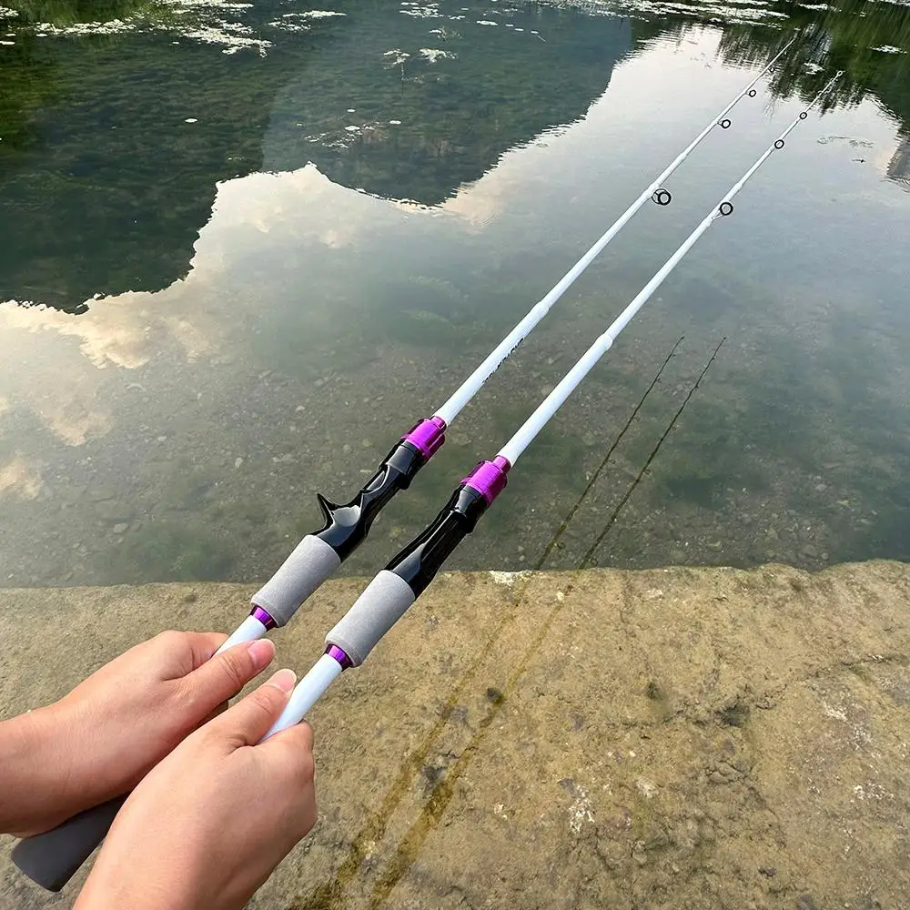 4/5 Abschnitte Köder-Angelrute und 7,2:1 Übersetzungsverhältnis Baitcasting-Rolle Combo Max Drag 8 kg für Süßwasser-Bass-Hecht-Angelgerät – Detail 15