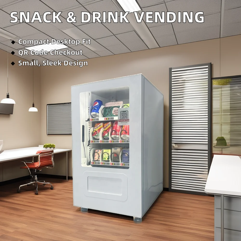 15 Selections Condoms Snack and Drink Cosmetics Combo Customized Desktop Free Standing Vending Machine