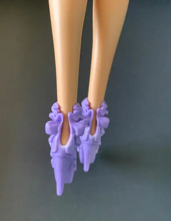 New styles Doll shoes high heel boots flat shoes toy blue yellow red purple for your BB 1/6 dolls A199a