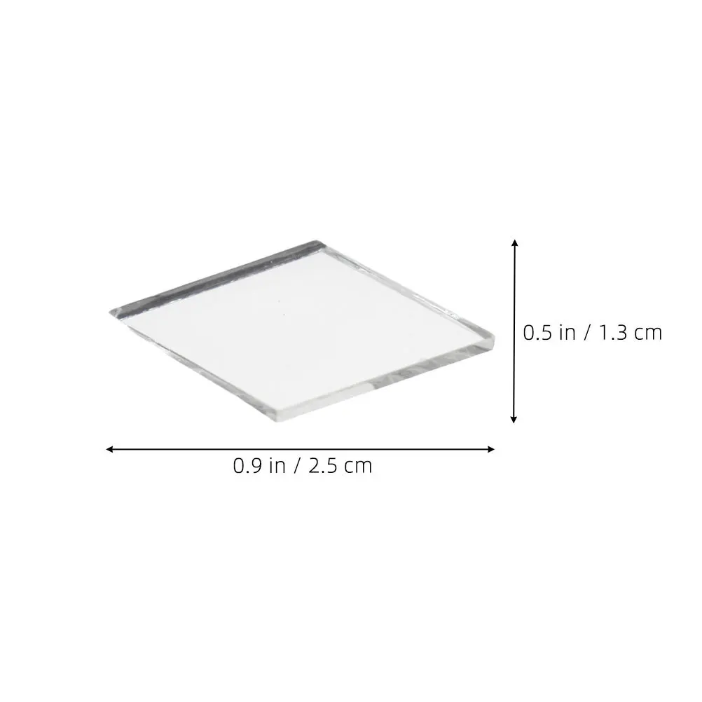 200 قطعة بلاط مرآة ذاتية اللصق المعين صغير DIY بها بنفسك الحرف ديكور فني جدران المنزل قشر عصا فسيفساء عاكسة #3