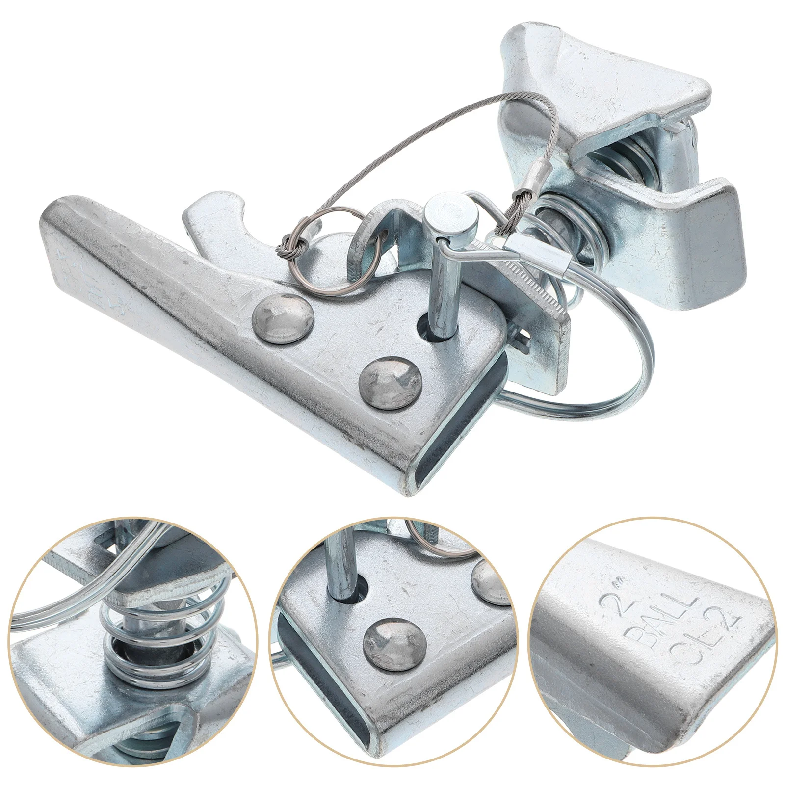 

Trailer Hitch Adapter 2 Inch Ball Coupler With Handle Cover For Trailer Coupler Repair Kit Durable Rv Coupling Parts