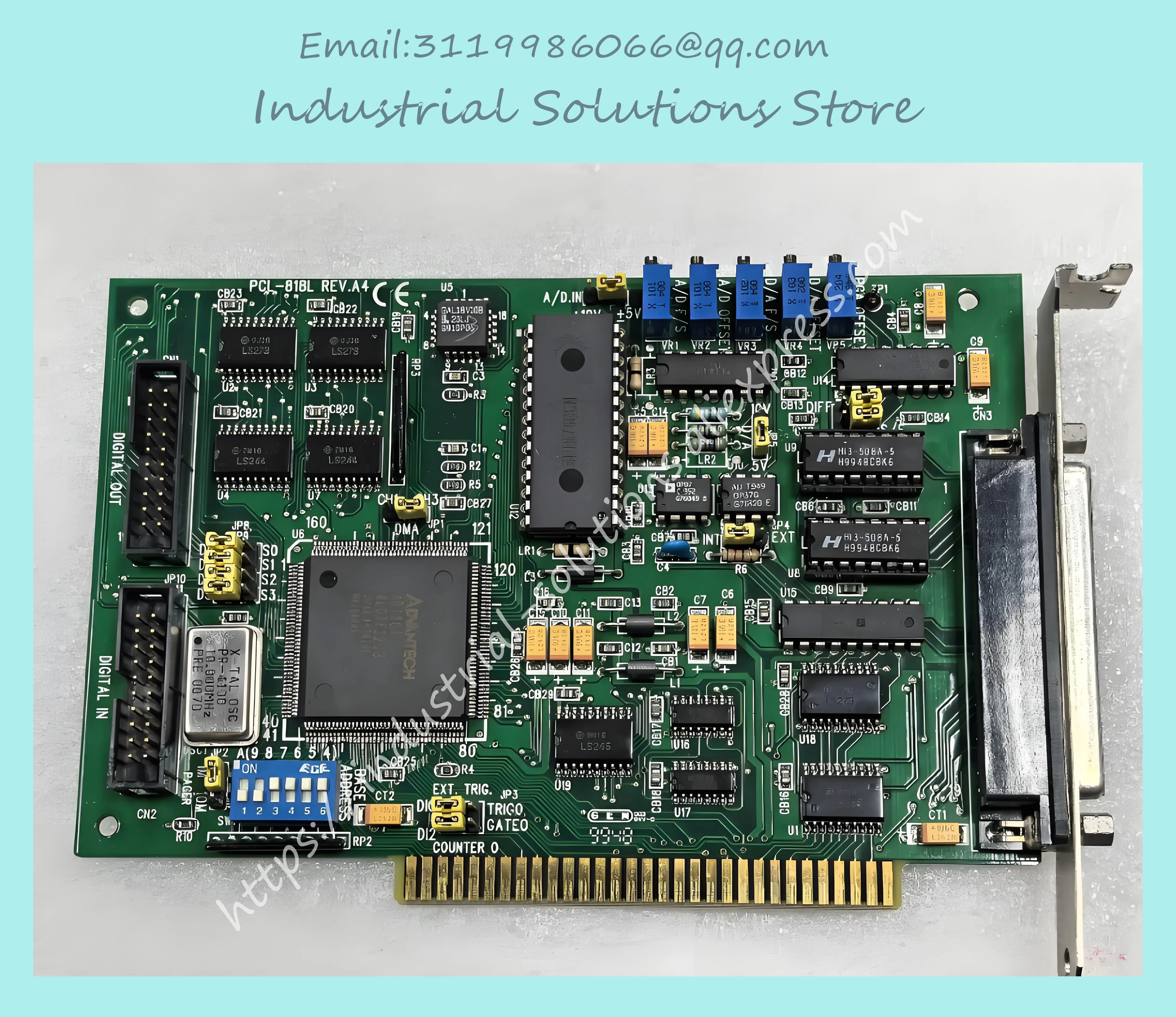 PCL-818L REV.A4 40/100KHz A/D 100% Tested Work Perfect
