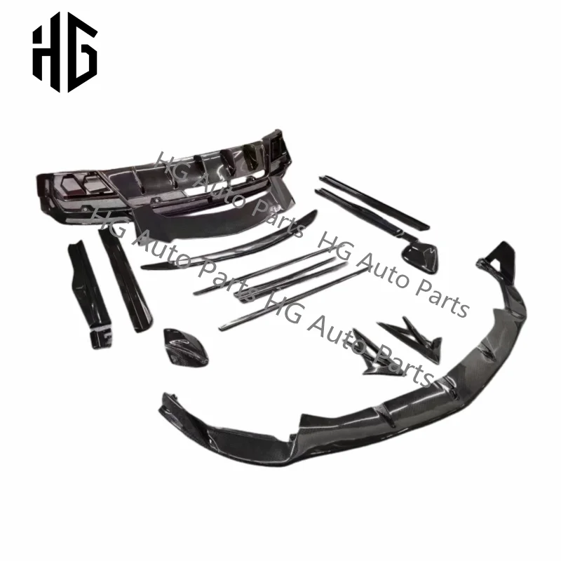 High Glossy Carbon Fiber MSY Style Front Lip Bodykit For Lamborghini Urus Car Spoiler Side Skirts Body Kit