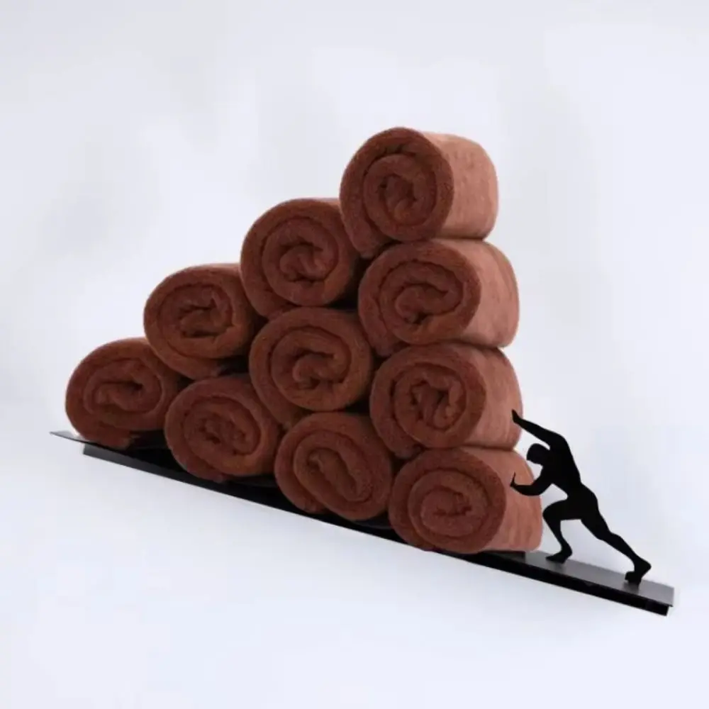 

Stainless Steel Toilet Paper Holder Stand Space-Saving Design Multi-Functional Wall Mounted Tissue Holder No Drilling