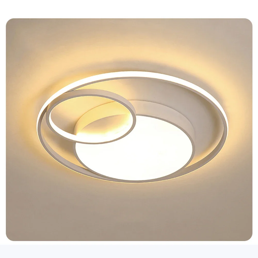 55W Ceiling Light, Acrylic Ceiling Light, LED Light, Round Chandelier, Dimmable Ceiling Light, Modern LED Acrylic Lamp