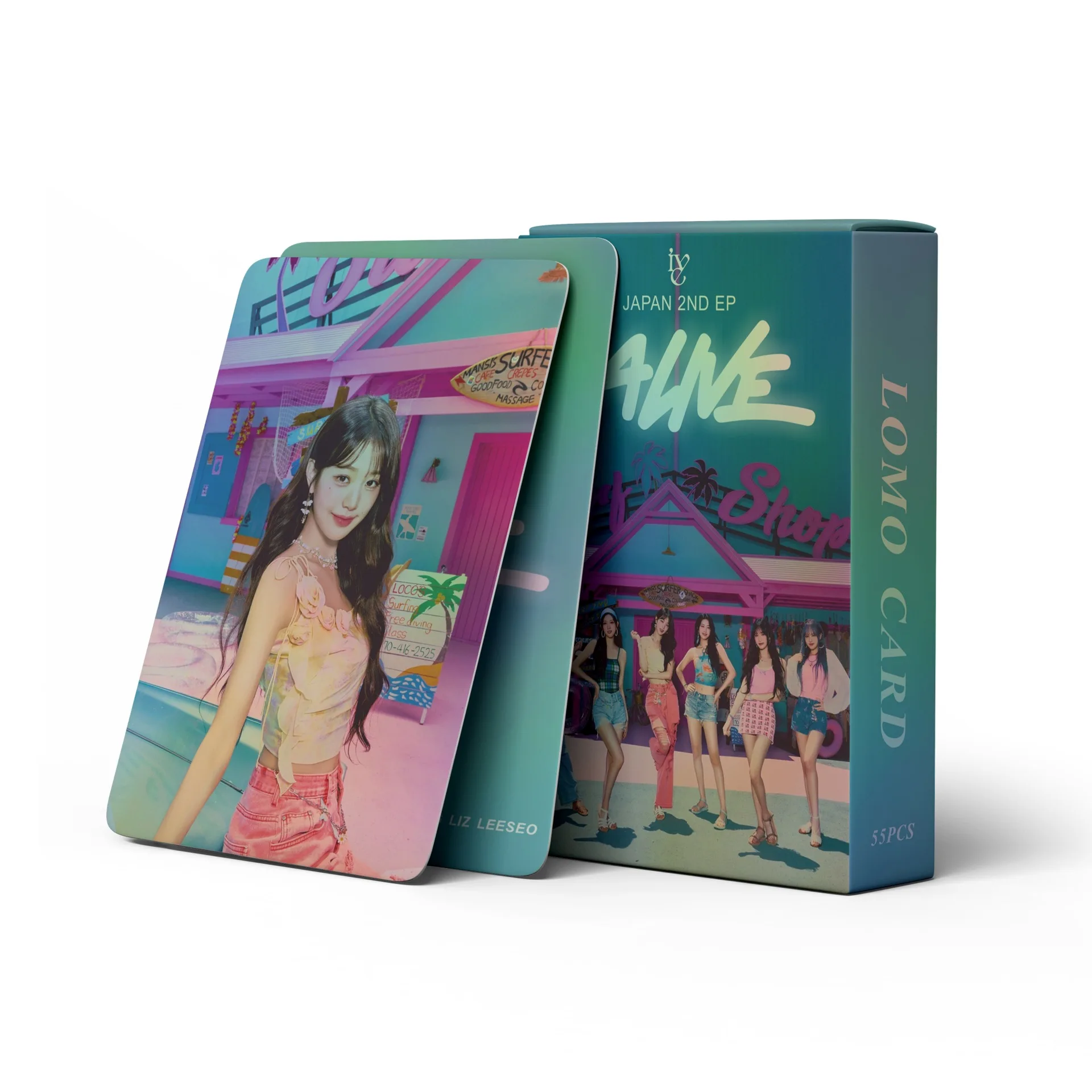 55Pcs/Set New Album ALIVE Lomo Cards Photocards High Quality Double Sided Photo Print Card REI LIZ WONYOUNG YUJIN Fans Gifts