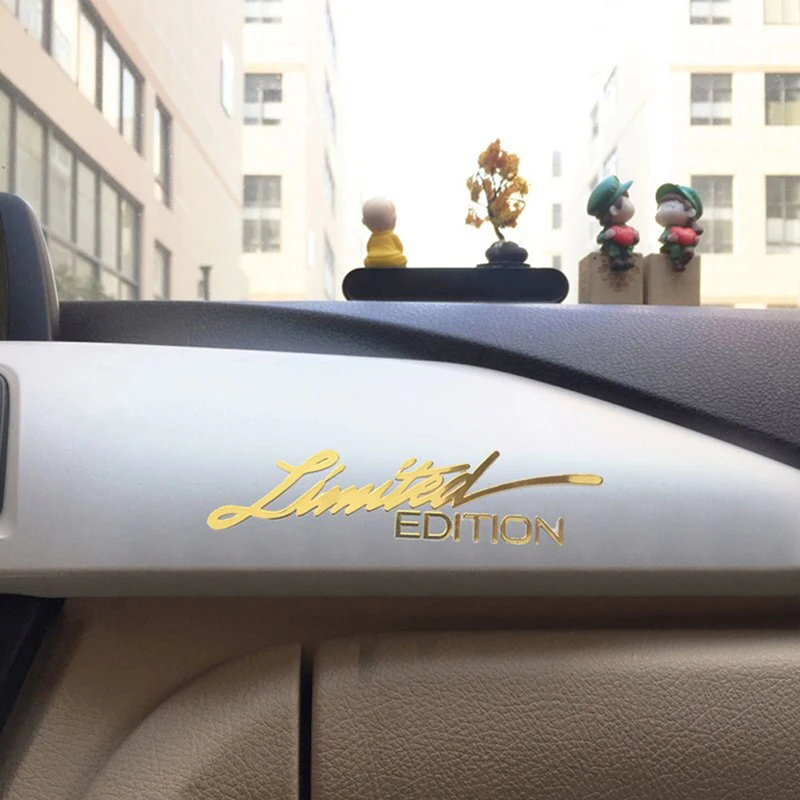 Limited Edition Emblem Stickers 3D Metal Stickers Creative Car Body Door Window Motorcycle Mobile Phone Laptop Decals Car Decora