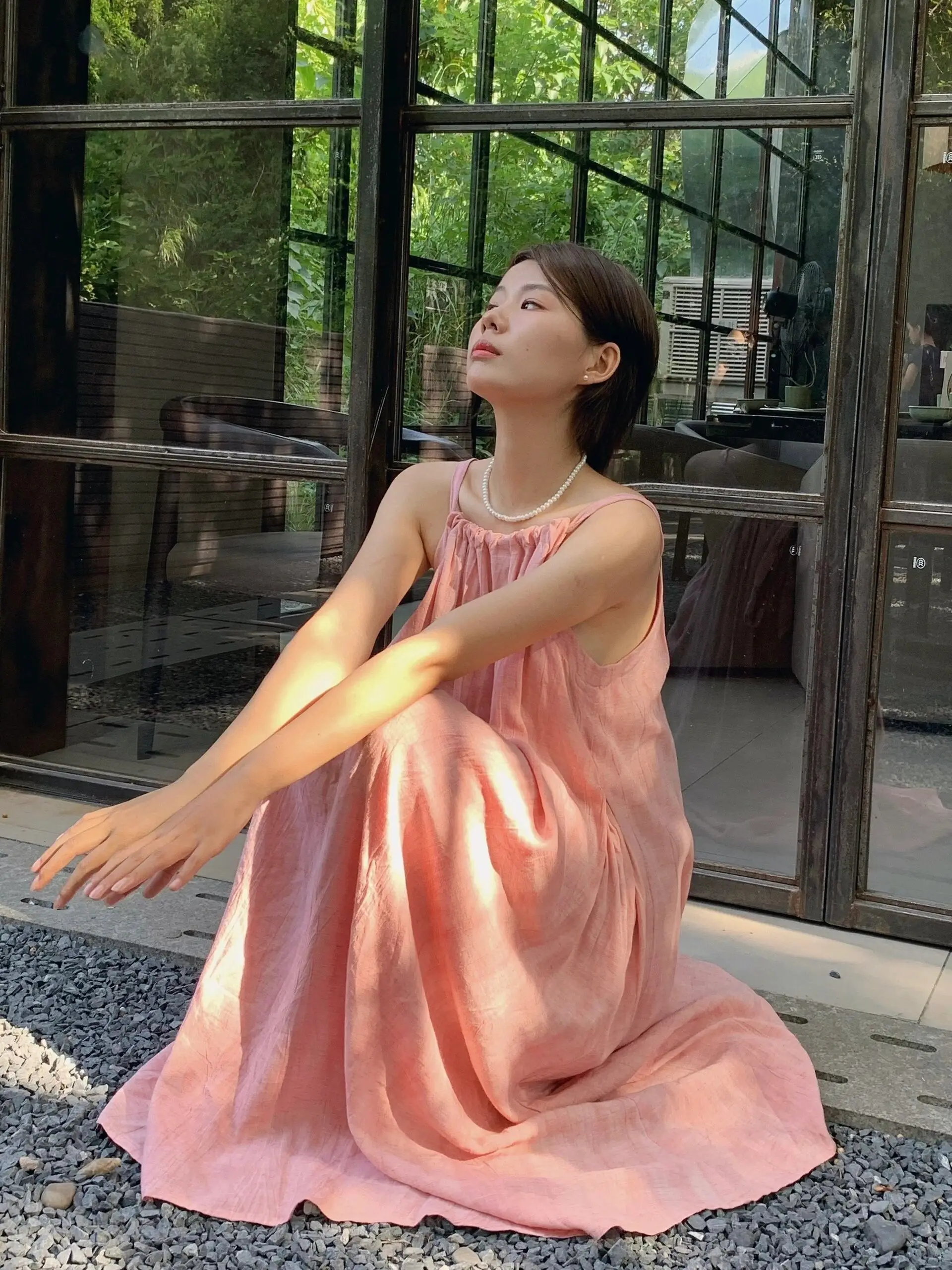 Robes sans manches pour femmes, appliques d'été magiques brodées, plissées à la main, froncées, perceuses smockées perlées