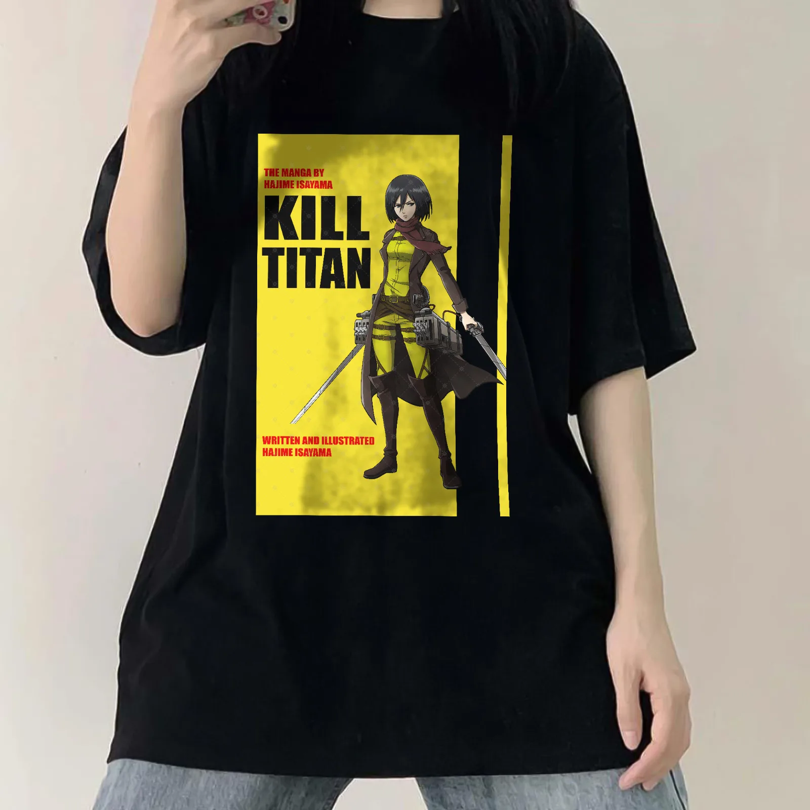 Unisex Attack on Titan Eren Final Shingeki Anime AOT T-Shirt Eren Yeager T-Shirt