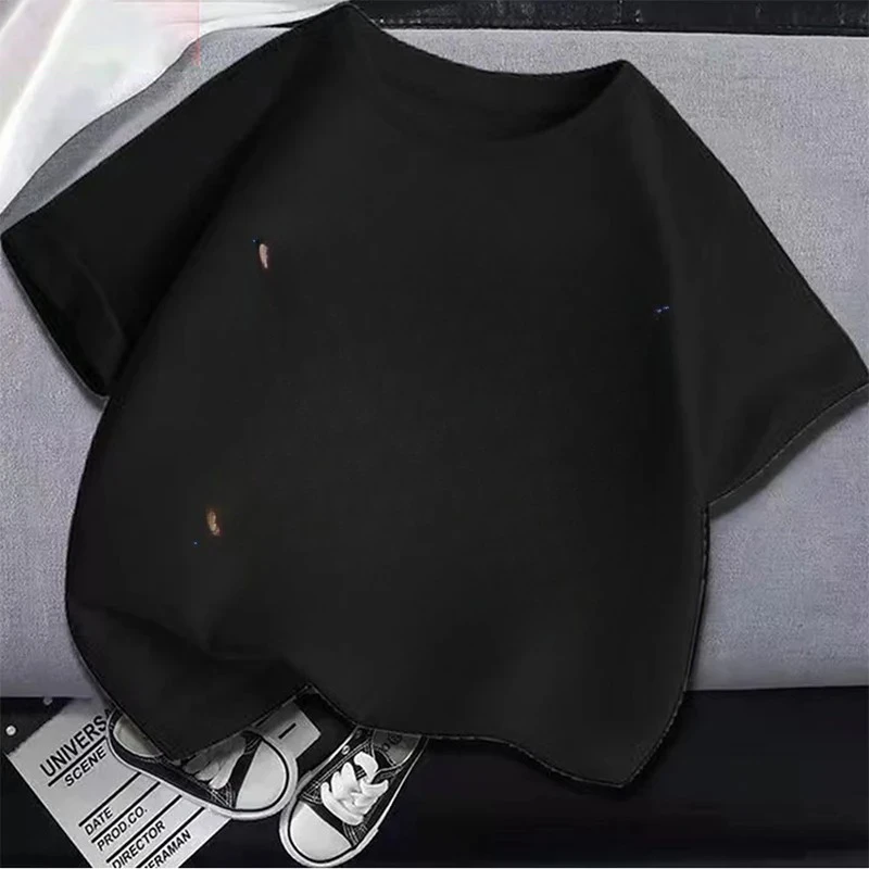Birthday Party Short Sleeves Cute T-shirt Boy Anime Cartoon Tops Children Casual T Shirt Kids Tees Birthday Party Clothes