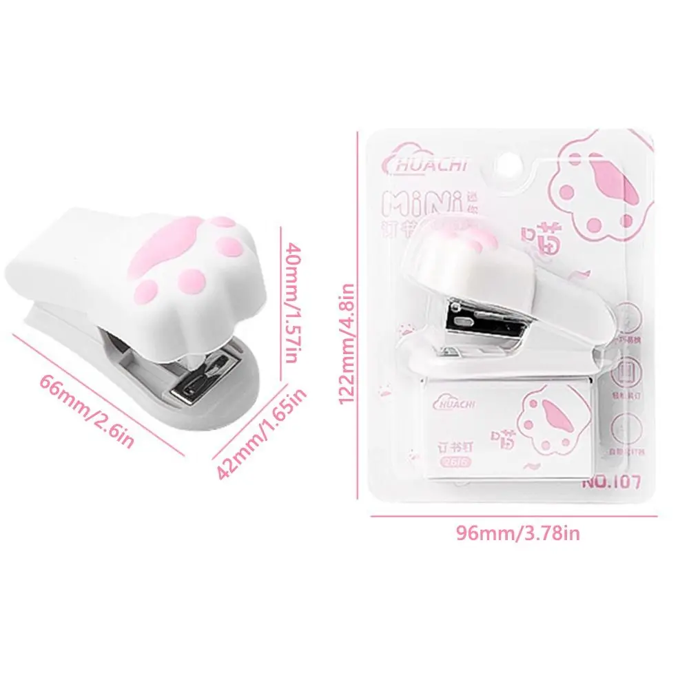 Capybara/Panda Stapler Mini Portable Use 24/6 26/6 Staples Heavy Duty Stapler Labor-saving Portable Bookbinding Machine