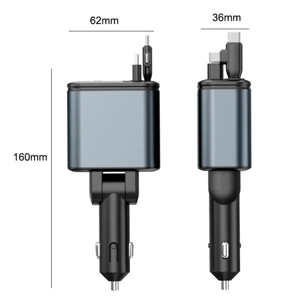 Bluetooth Car FM Transmitter Music Player with Blue Ambient Light High Resolution Stereo Lossless Playback Fast Charging