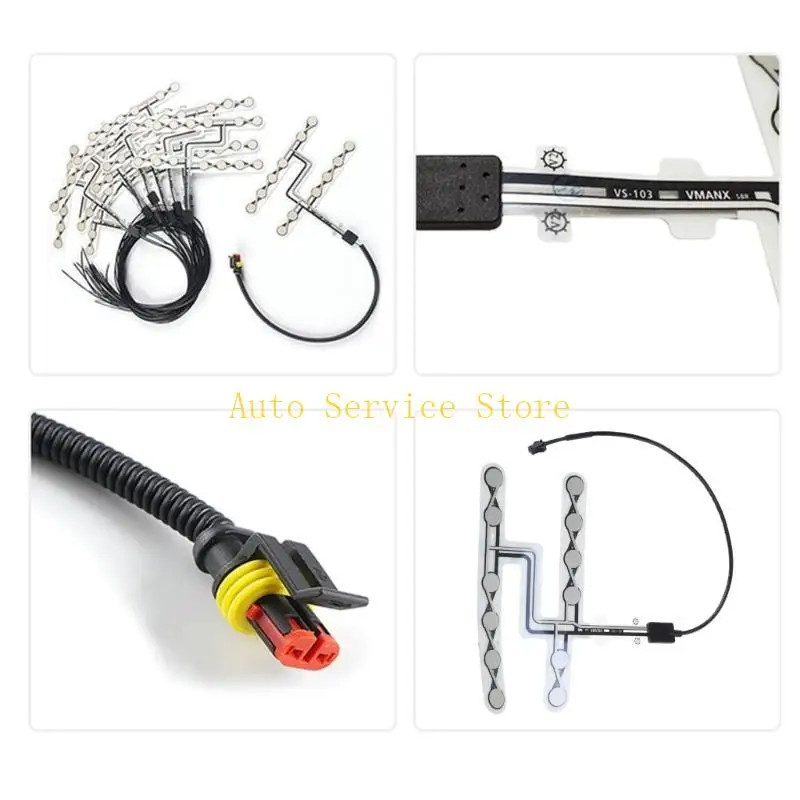 Car Seat Pressure Sensor Universal Occupied Seated Alarm Starter Switch Safety Belt Warning Reminder Pad Fast Response