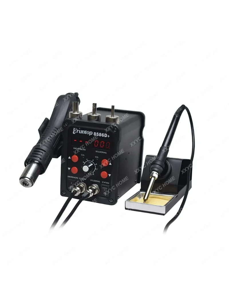 Rework Station with Electric Soldering Irons & Hot Air Gun & Double Digital Display