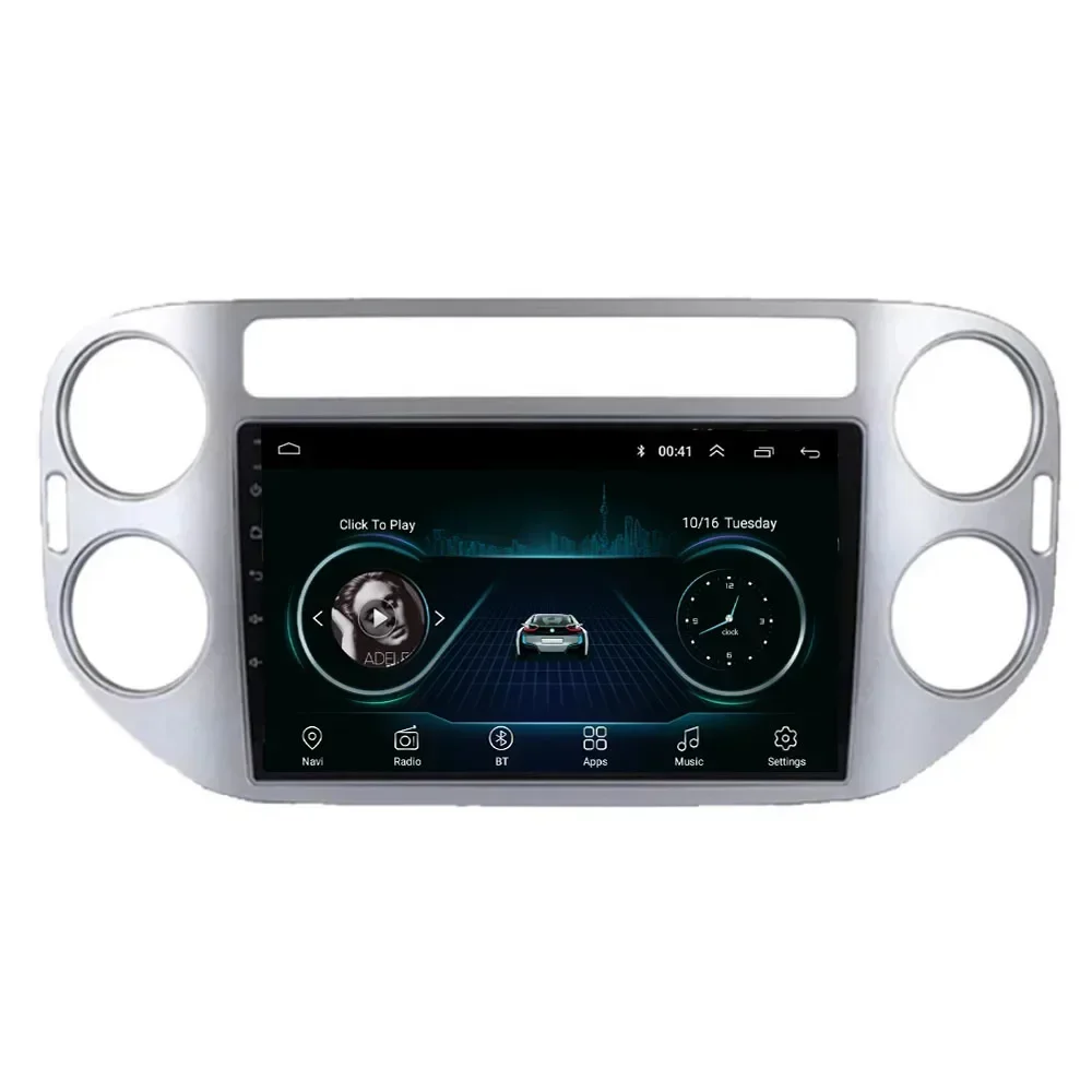 2 Din Android 13 Car Stereo Radio DVD GPS Multimedia Video Player 5G WiFi Camera DSP Carplay For Volkswagen Tiguan 1 NF 2006-16