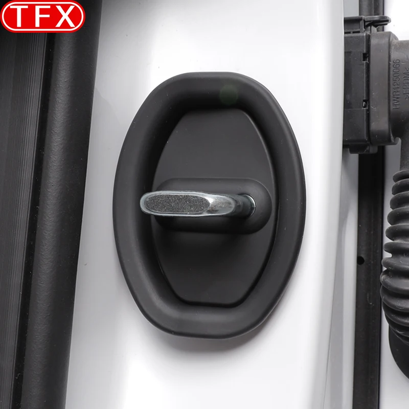 

For Chery ICAR V23 ICAUR V23 2025 2026 Car Door Lock Buckle Protective Cover Silicone Door Lock Shock Absorber Pad Accessoories